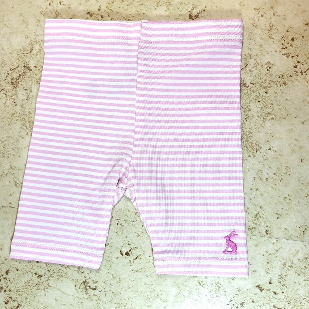Joules Paula Beach Bunny Pink Shirt Solid & Striped Pant 3 piece month to 10 # - Picture 16 of 16